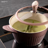 KOCHSTELLE Batería de Cocina Luxury Color Rosa Antiadherente de 13 piezas