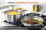Juego De Sartenes Acero Inoxidable