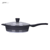 KOCHSTELLE Batería de Cocina Joys Color Negro Antiadherente de 13 piezas