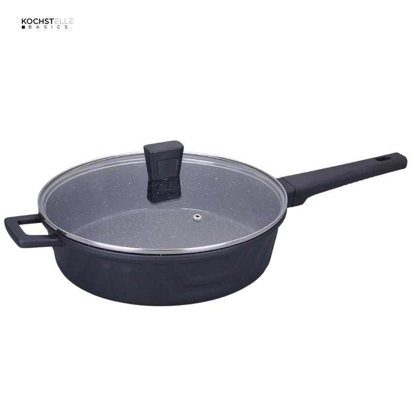 KOCHSTELLE Batería de Cocina Modern Color Negro Antiadherente de 13 piezas