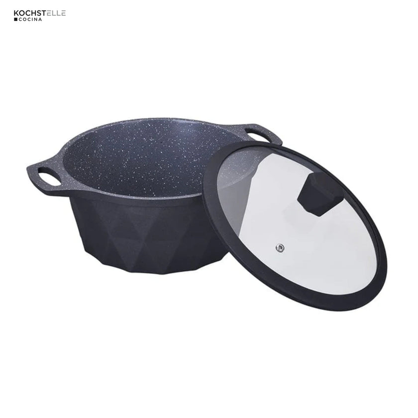 KOCHSTELLE Batería de Cocina Serenity Color Negro Antiadherente de 13 piezas