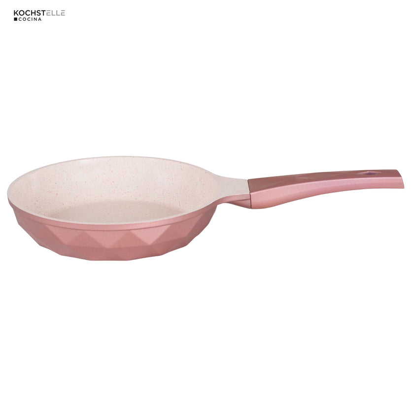 KOCHSTELLE Batería de Cocina Serenity Color Rosa Antiadherente de 13 piezas