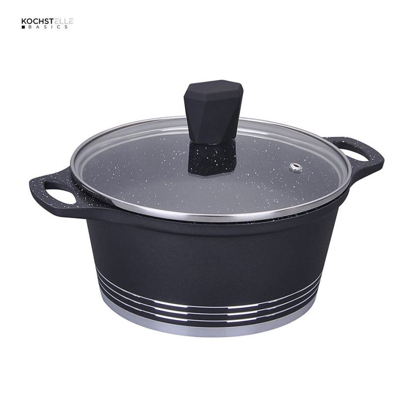 KOCHSTELLE Batería de Cocina Joys Color Negro Antiadherente de 13 piezas