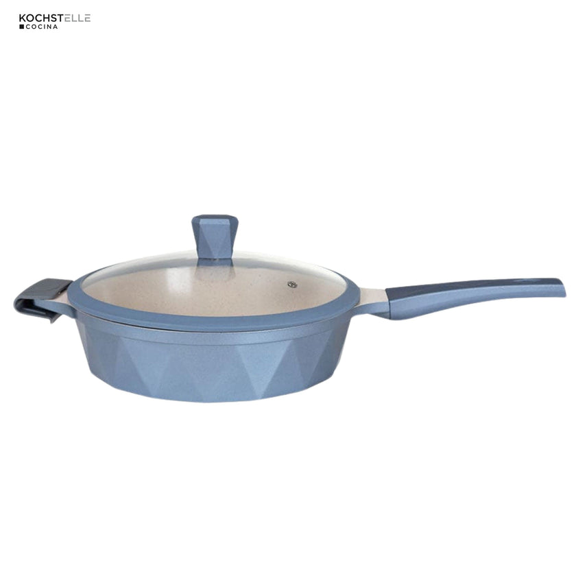 KOCHSTELLE Batería de Cocina Serenity Color Azul Antiadherente de 13 piezas