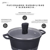 KOCHSTELLE Batería de Cocina Joys Color Negro Antiadherente de 13 piezas