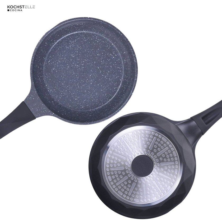 KOCHSTELLE Batería de Cocina Serenity Color Negro Antiadherente de 13 piezas