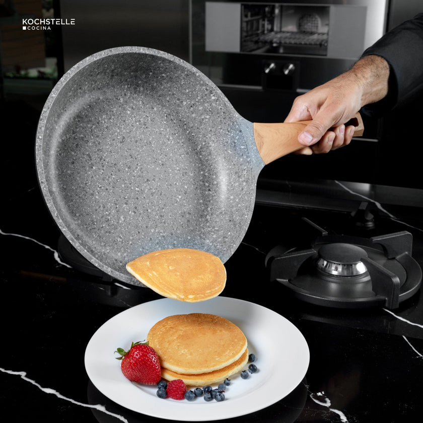 KOCHSTELLE Sartén de Granito Color Negro Antiadherente 1 pieza