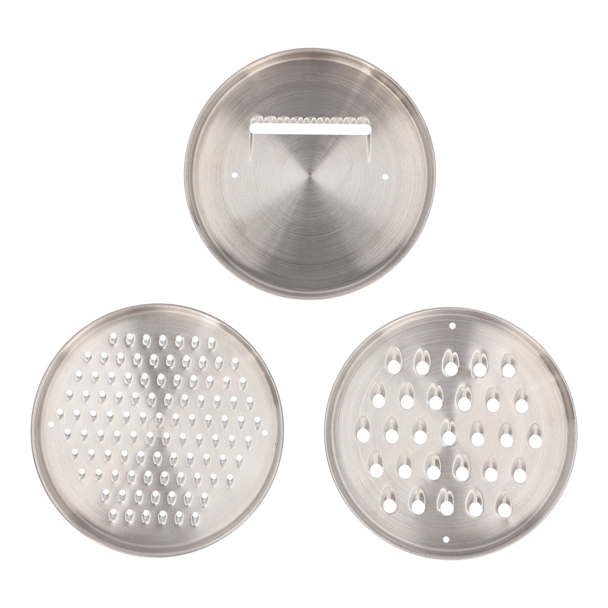 Bowls mezcladores de acero inoxidable con silicón color negro + 3 ralladores 9 pzas.