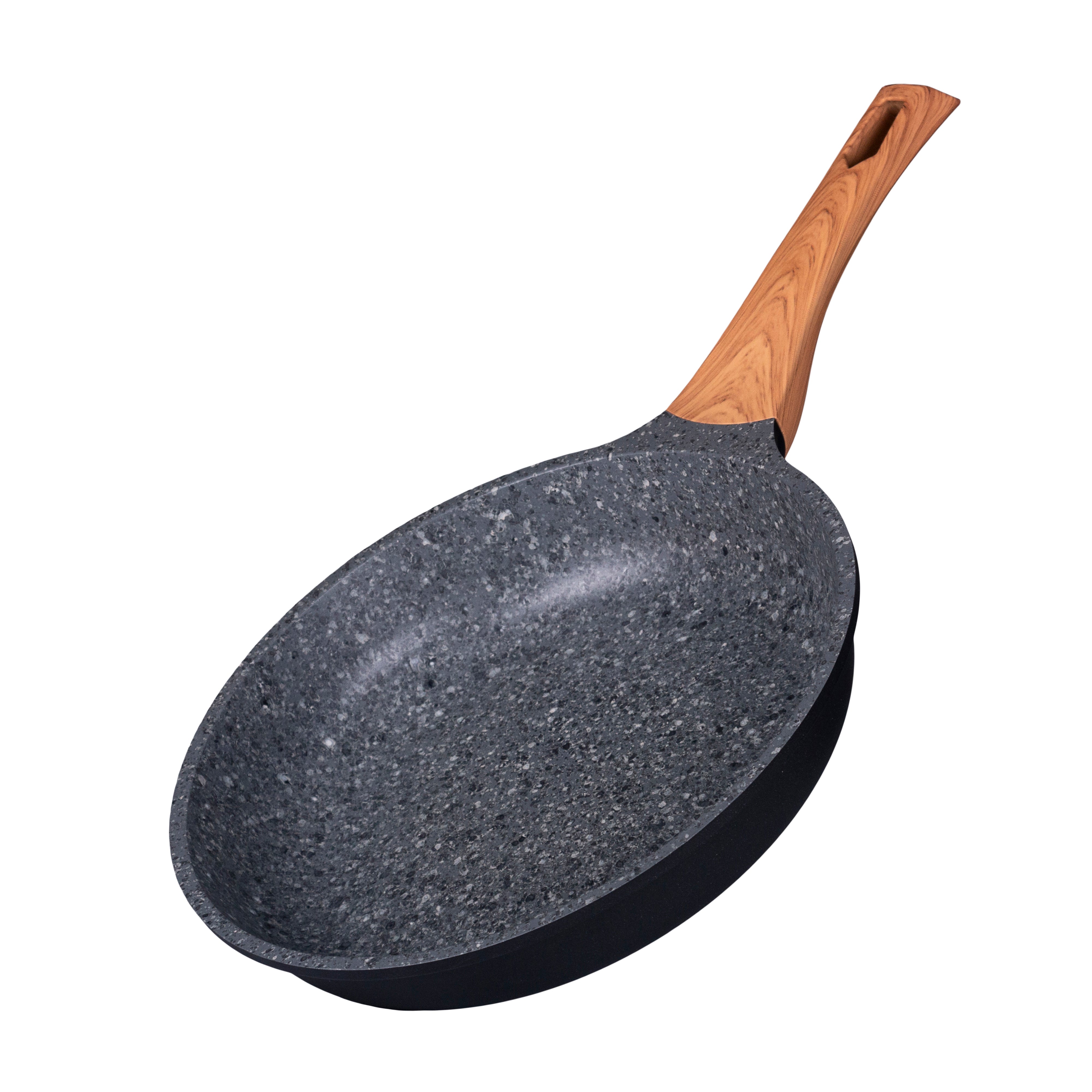  Sartén de granito para freír, gris, de 8' & 10' & 11 & 12  pulgadas. : Hogar y Cocina